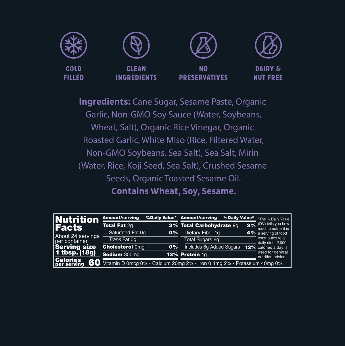 Sesame Garlic Z0